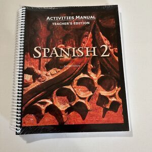 BJU Spanish 2 Activities Manual Teacher's Edition 2nd edition